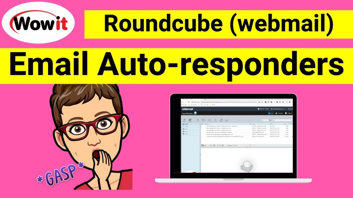 Roundcube (webmail ) – How to setup auto-responders
